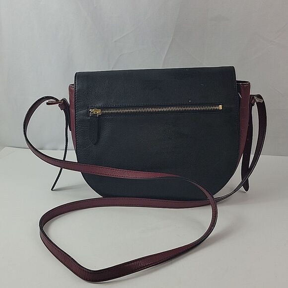 Halogen Leather Saddlebag Women's Handbag - Picture 2 of 16